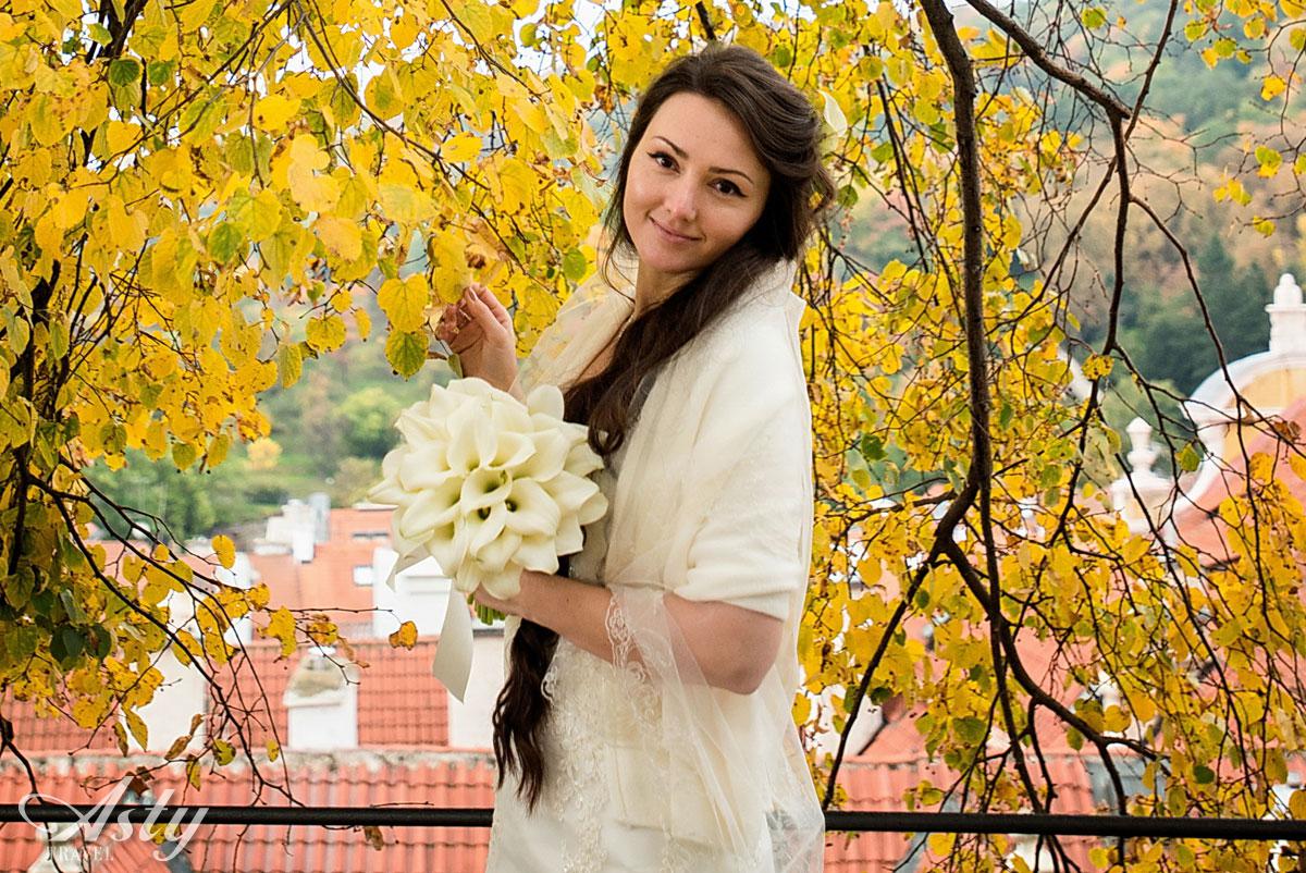 Свадьба в Чехии осенью